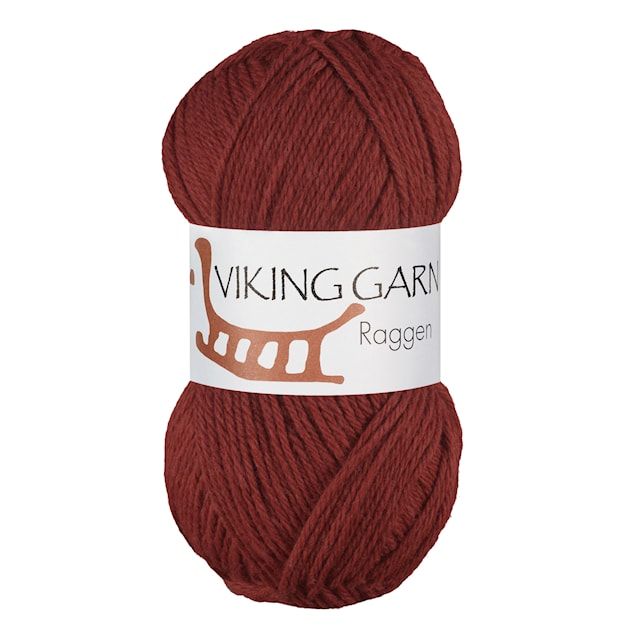 Tuotekuva 1 - Raggen 150 g Ruusunpunainen 755 Viking Garn
