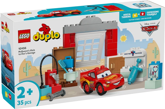 McQueens besök i Docs garage LEGO® DUPLO® Disney (10456)