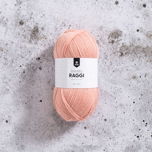 Bambu Raggi Garn 100 g Coral Blush Järbo