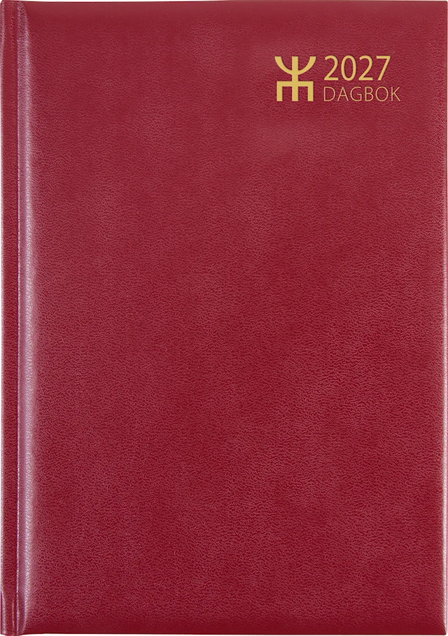 Kalender Dagbok Röd Almanacksförlaget