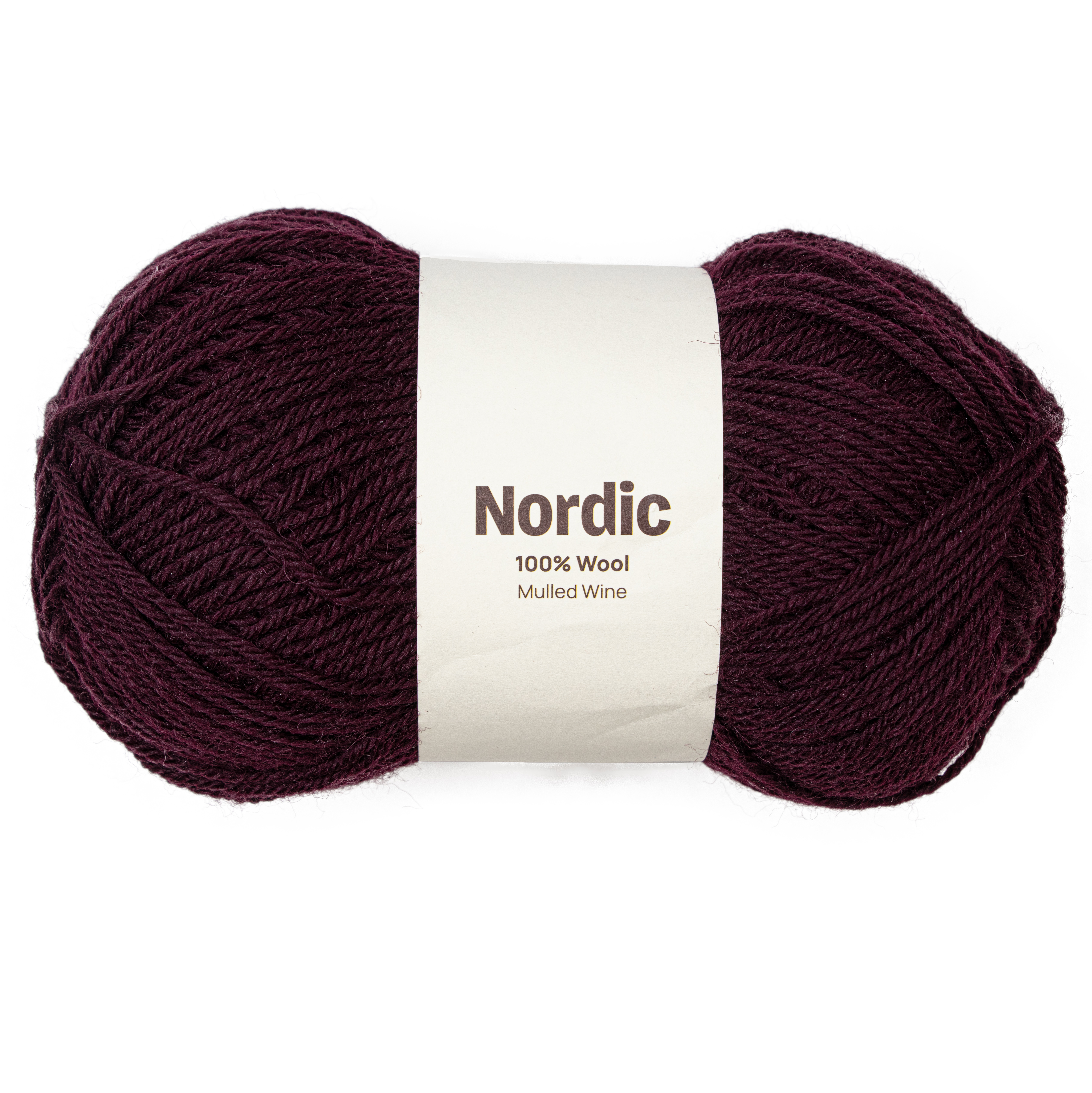 Nordic 100% ull 100 gr Glögg vinröd A831  Adlibris