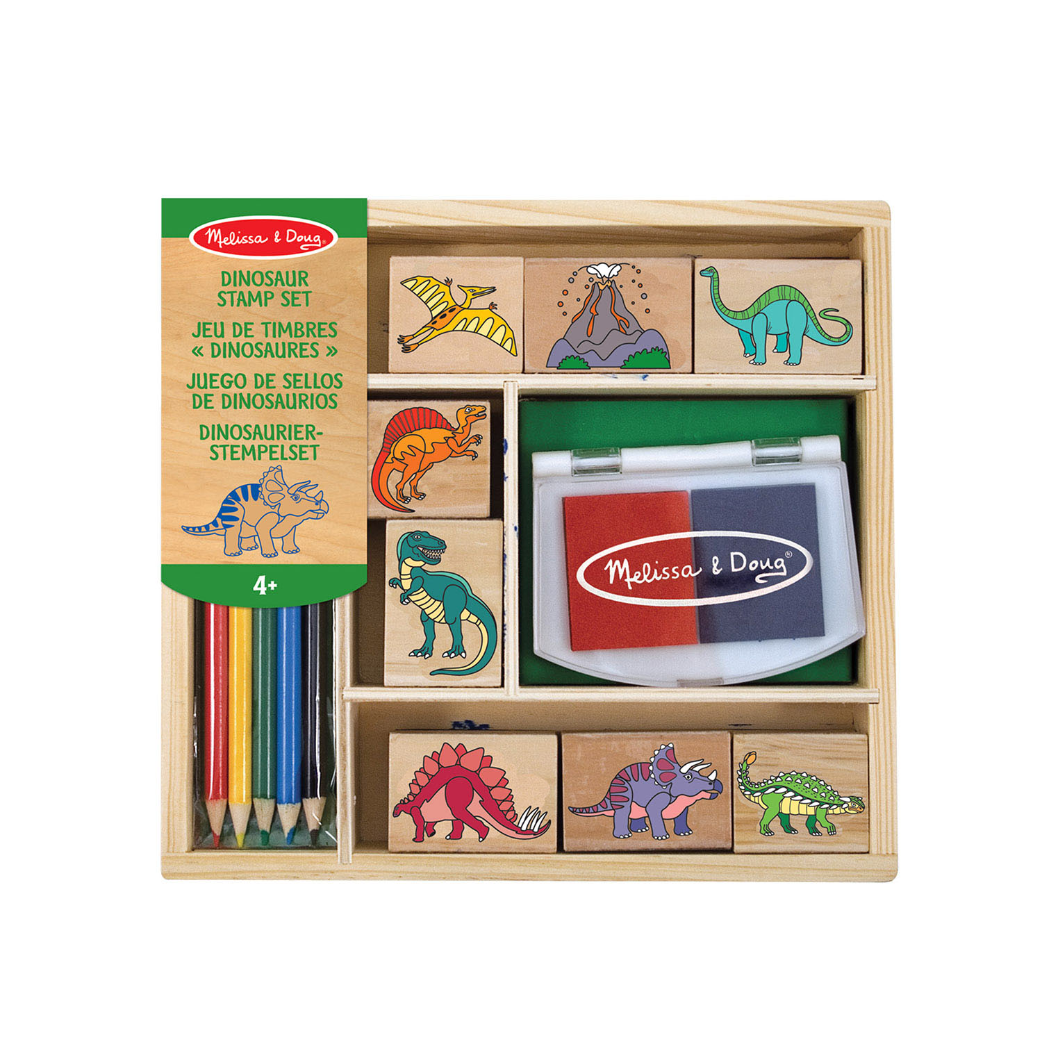 Stämpelset i Tre Dinosaur Spin Master