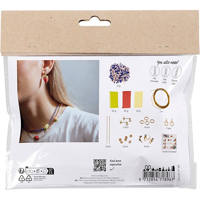 Produktbild 2 för DIY Kit Smycken med fruktdesign Creativ Company