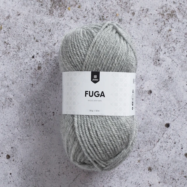 Fuga Garn Ullmix 50 g Ljusgrå (60102) Järbo