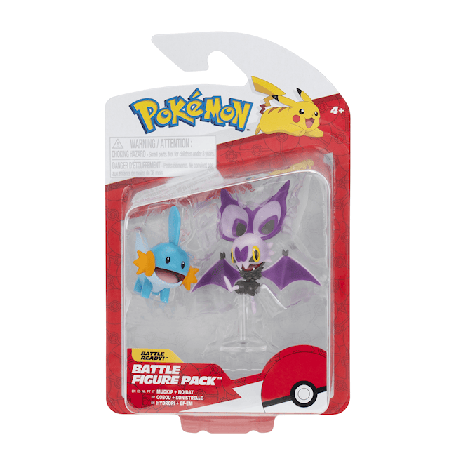 Produktbild 1 för Battle Figure Noibat/Mudkip Pokémon