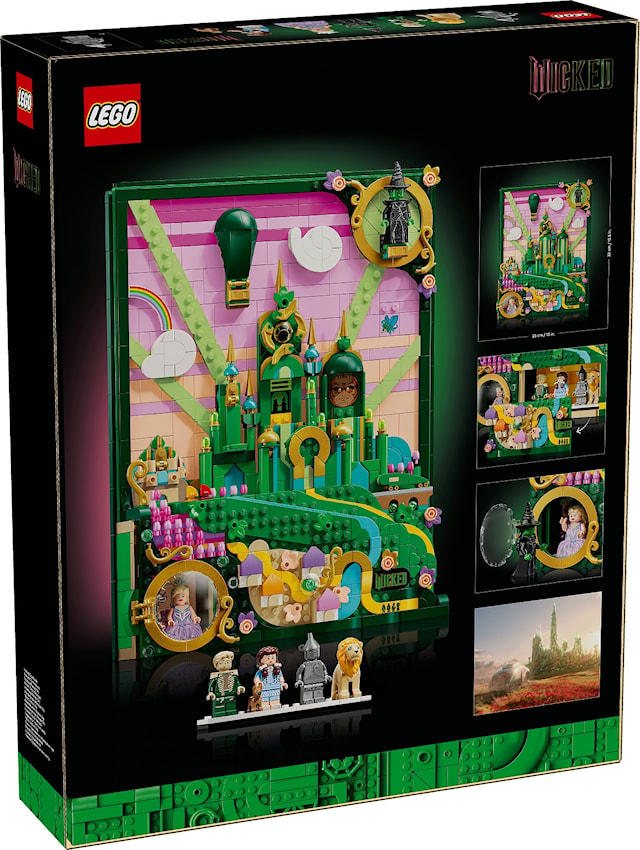 Produktbild 2 för Emerald City – väggkonst  LEGO® Wicked (75685)
