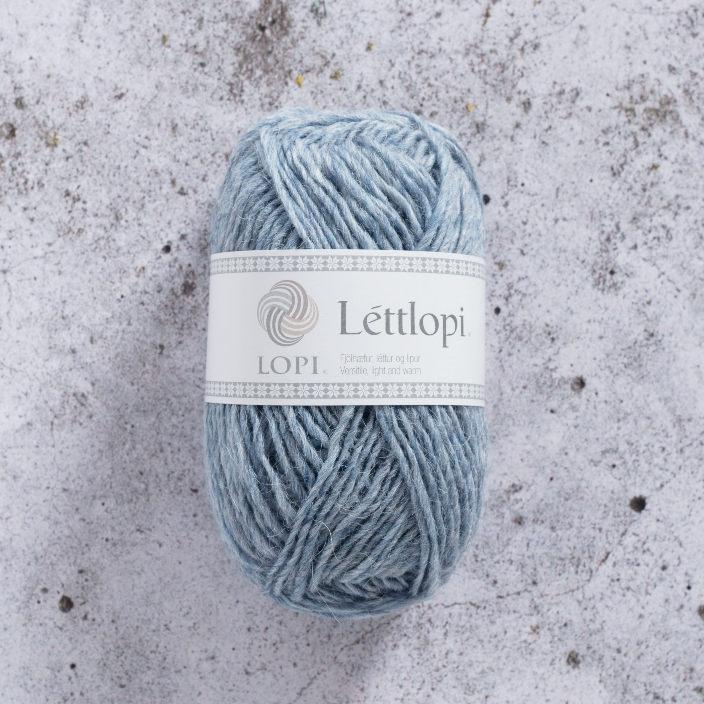 Léttlopi Garn Ull 50 g Airblue (1700) Istex