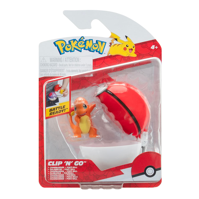 Tuotekuva 2 - Pokemon Clip N Go Charmander With Poke Ball