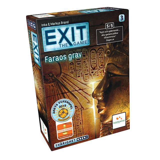 Produktbild 1 för EXIT: Faraos Grav, Samarbetsspel (SE)