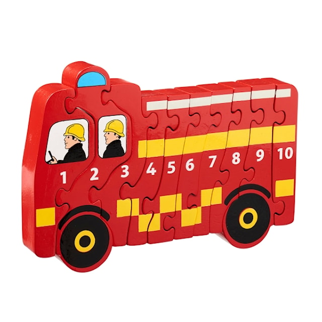 Puinen palapeli Paloauto 1-10, Lanka Kade
