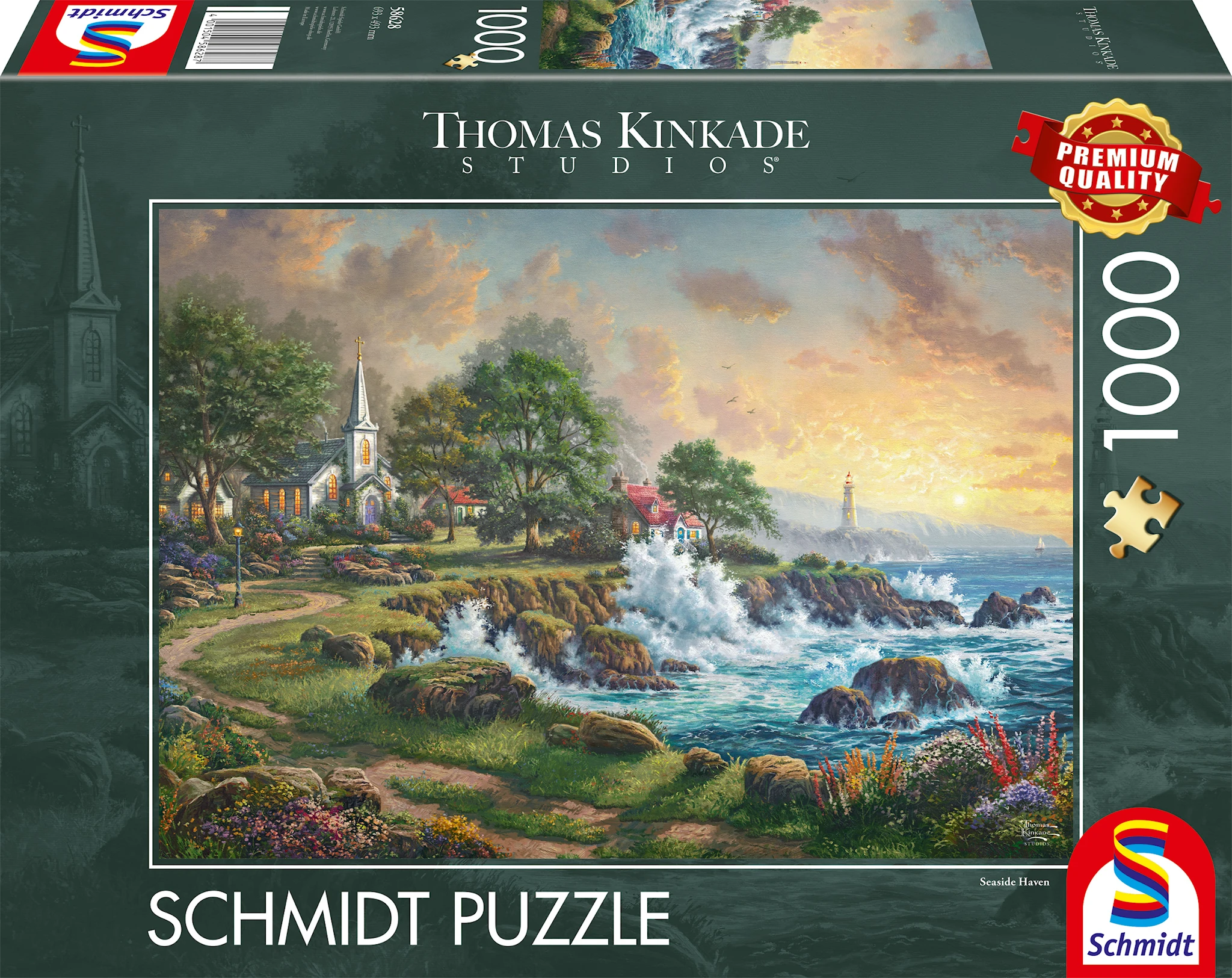 Produktbilde for Seaside Haven Puslespill 1000 Brikker Schmidt