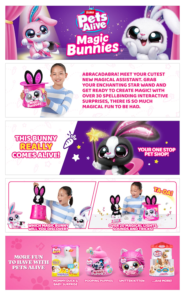 Produktbilde 4 for Magic Bunny Surprise Pets Alive