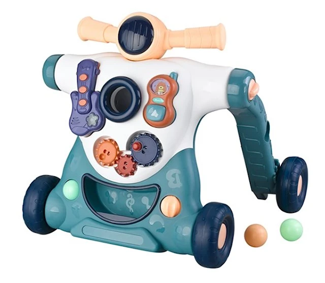 ActiSteps by BabyDan - 4-in-1 Baby Activity Walker Blue