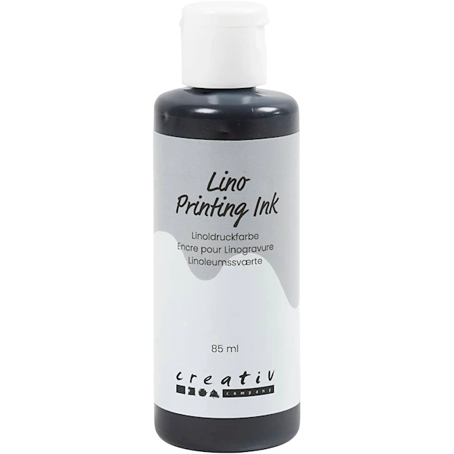 Linoväri, musta, 85 ml/ 1 pll