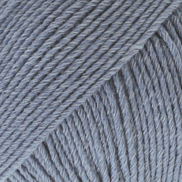 Cotton Merino Uni Colour Garn Ullmix 50 g Jeans Blue 16 Drops