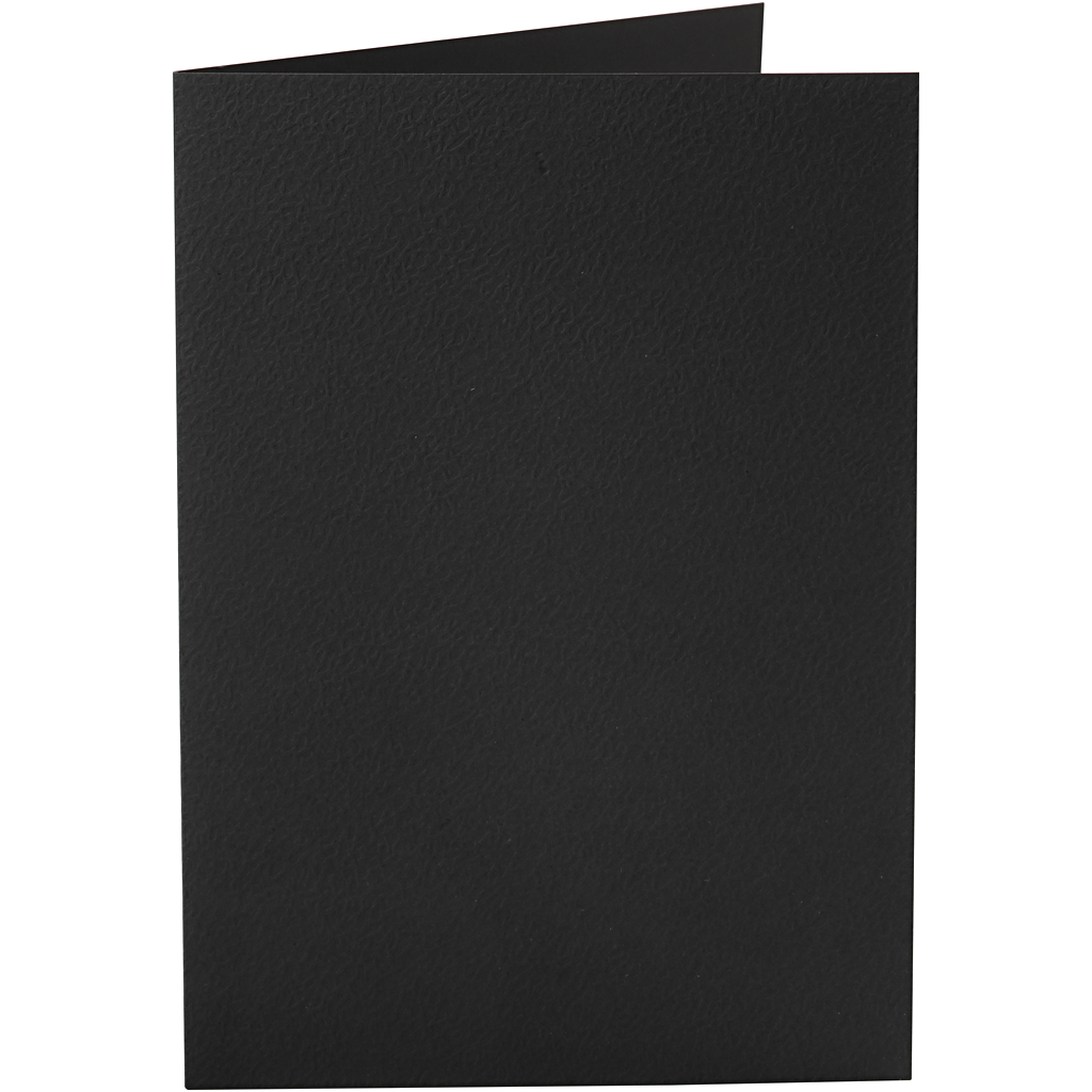 Brevkort Svart 10,5x15 cm 10-pack