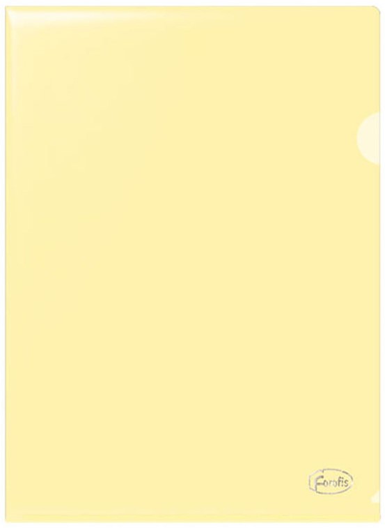 Plastmapp A4 gul 1 styck