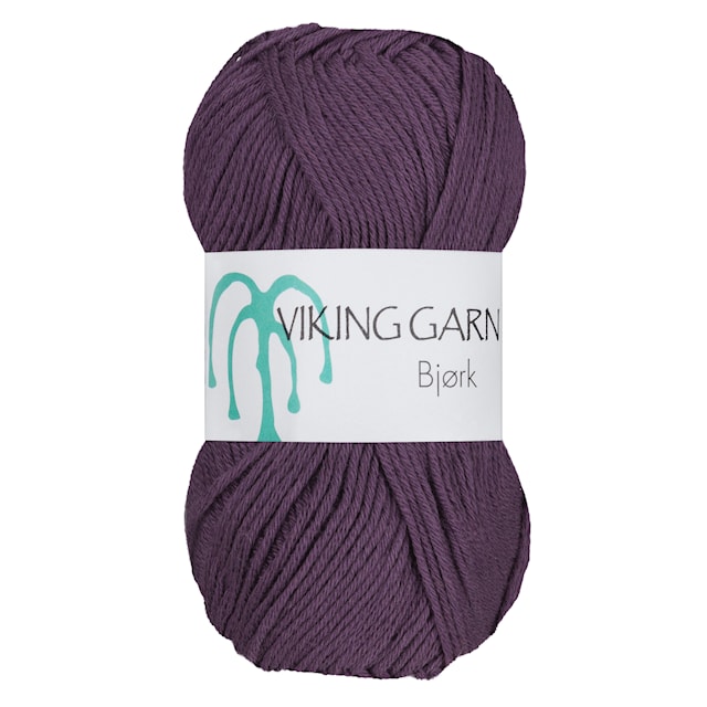 Bjørk 50 g liila Viking Garn