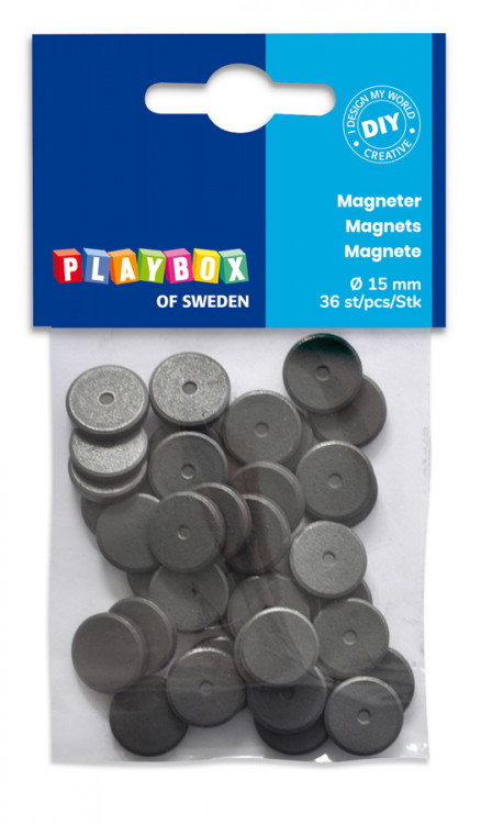 Magneter ø 15mm 36-pack Playbox