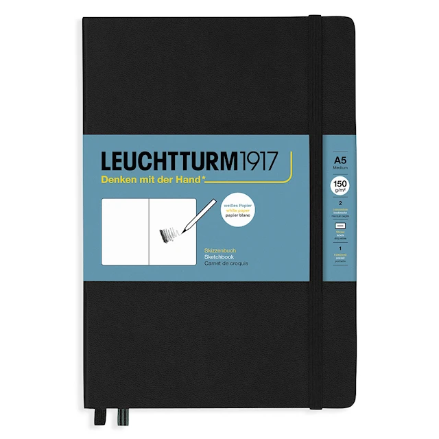 Skissbok A5 Black Leuchtturm 1917