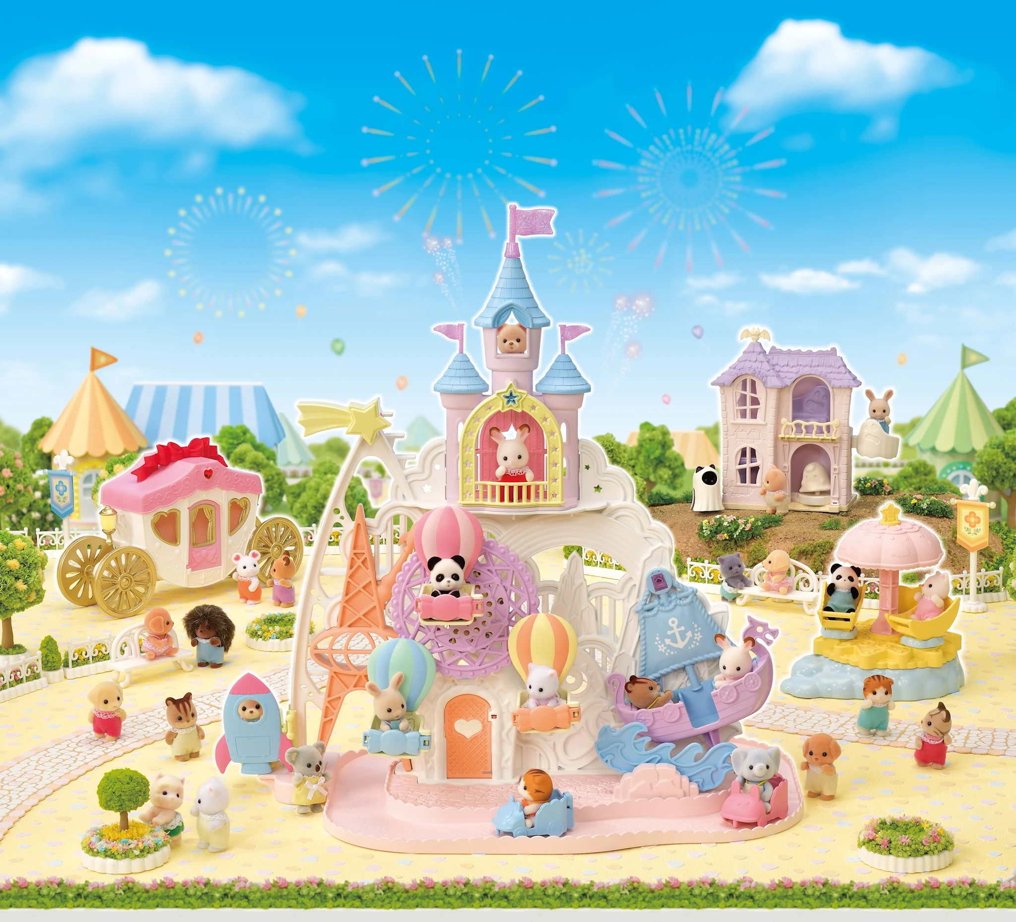 Produktbild för Baby Nöjespark Sylvanian Families