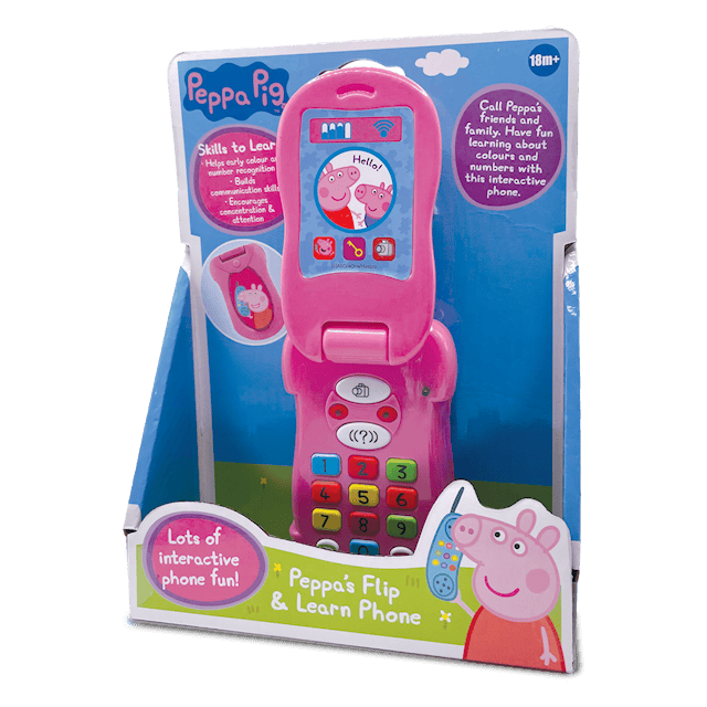 Produktbilde 1 for Peppa Gris Vend og Lær Aktivitetstelefon (SE/NO/FI/DK)