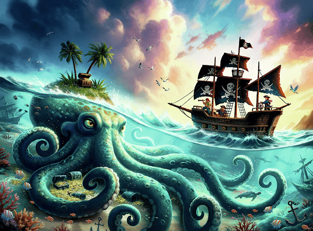 Tuotekuva 2 - Pirate Treasure Lasten palapeli 100 palaa Ravensburger