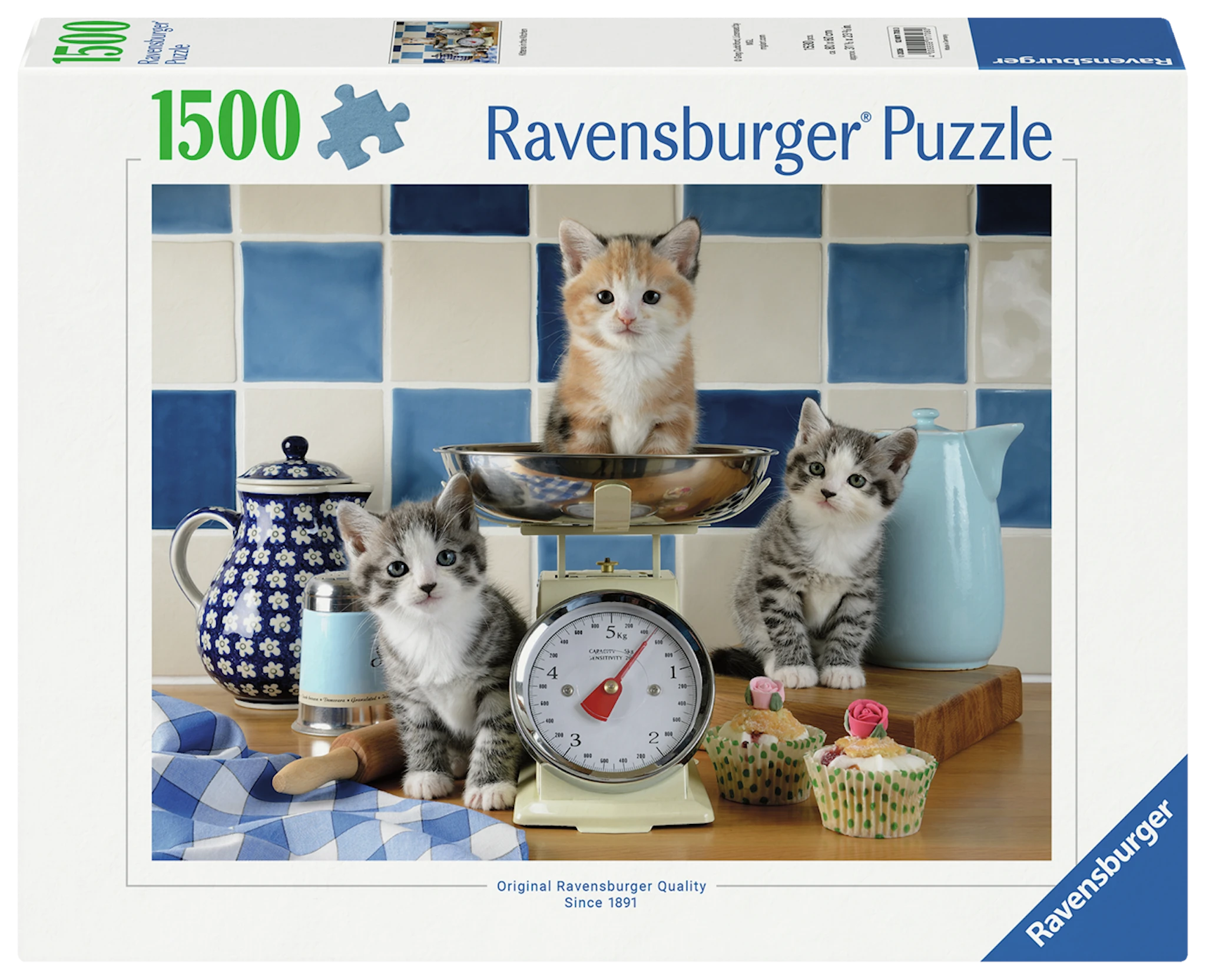 Produktbild för Cute cats Pussel 1500 Bitar, Ravensburger
