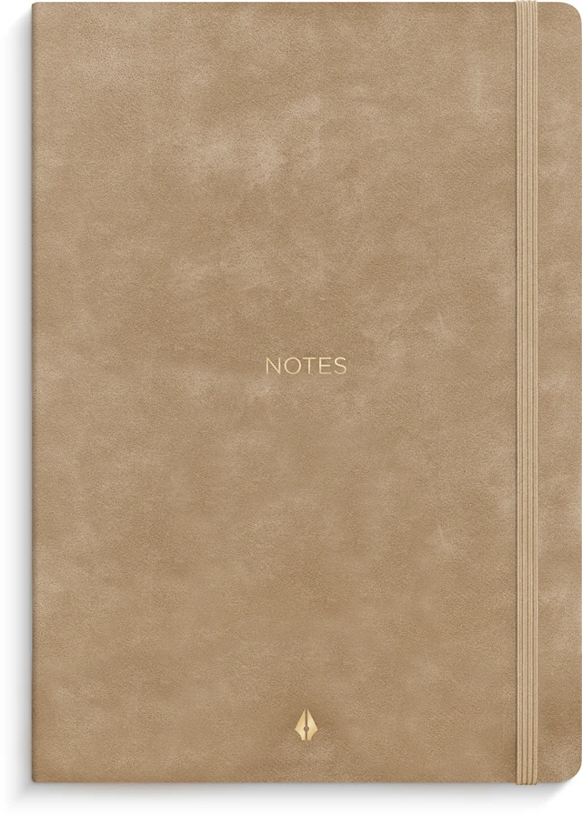 Notebook Deluxe A5 Smooth Beige Burde