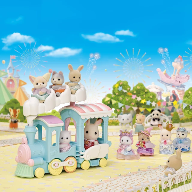 Floating Cloud Rainbow Train Sylvanian Families