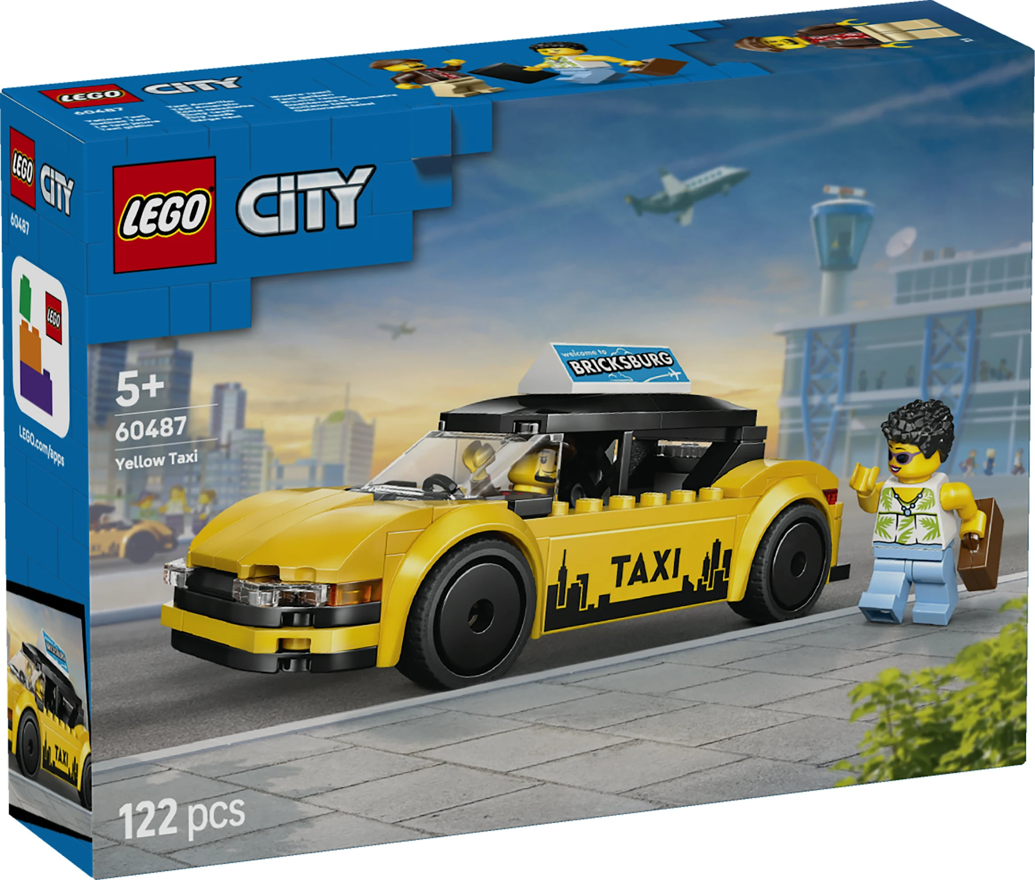 Tuotekuva ille Keltainen taksi LEGO City Great Vehicles (60487)