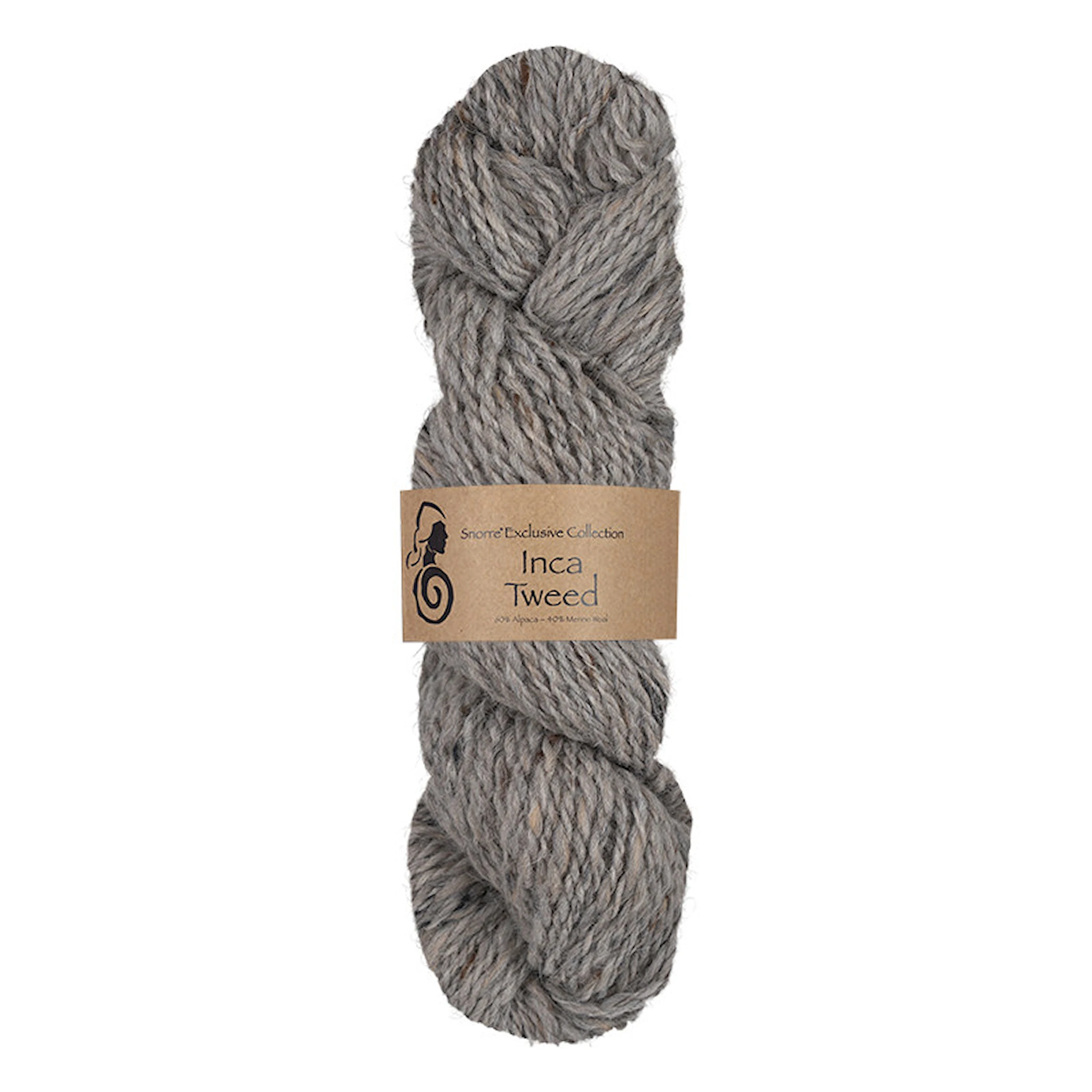 Produktbild för Inca Tweed Alpacka, ull 50 gr Viking Snorre