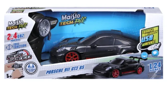 Premium RC Radio-ohjattava Porsche 911 GT3 RS 2.4Ghz 1:24 Maisto