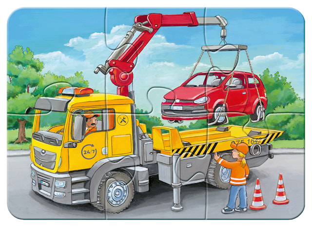 Tuotekuva 4 - My Emergency Vehicles Palapeli 2/4/6/8 palaa Ravensburger