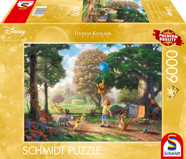 Tuotekuva 1 - Palaapelit Disney Winnie Pooh II 6000 palaa, Schmidt