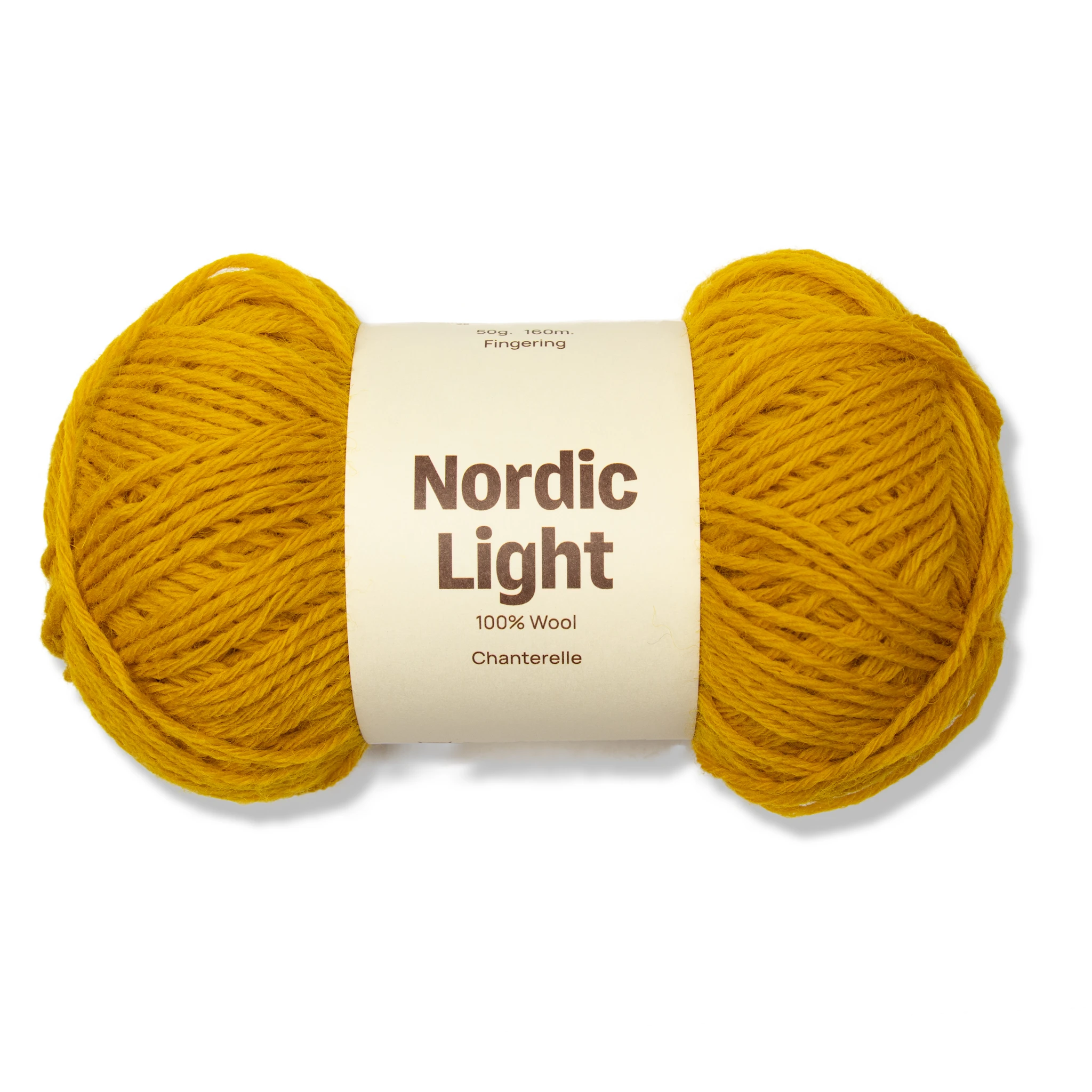 Tuotekuva ille Nordic Light 100% ull 50 gr Chanterelle Gold A828  Adlibris