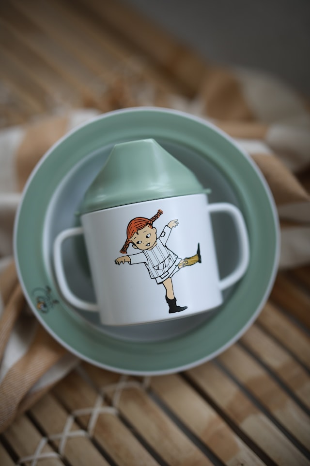 Produktbild 2 för Pippi Cirkus Pipmugg grön Rätt Start