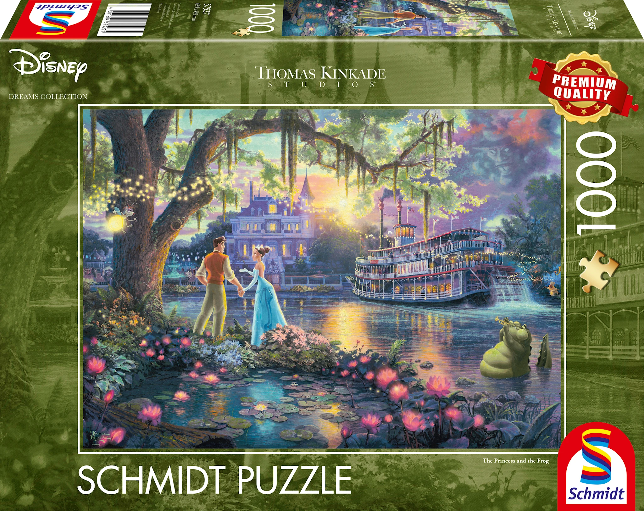 Produktbilde for Puslespill Disney The Princess and the Frog 1000 brikker, Schmidt