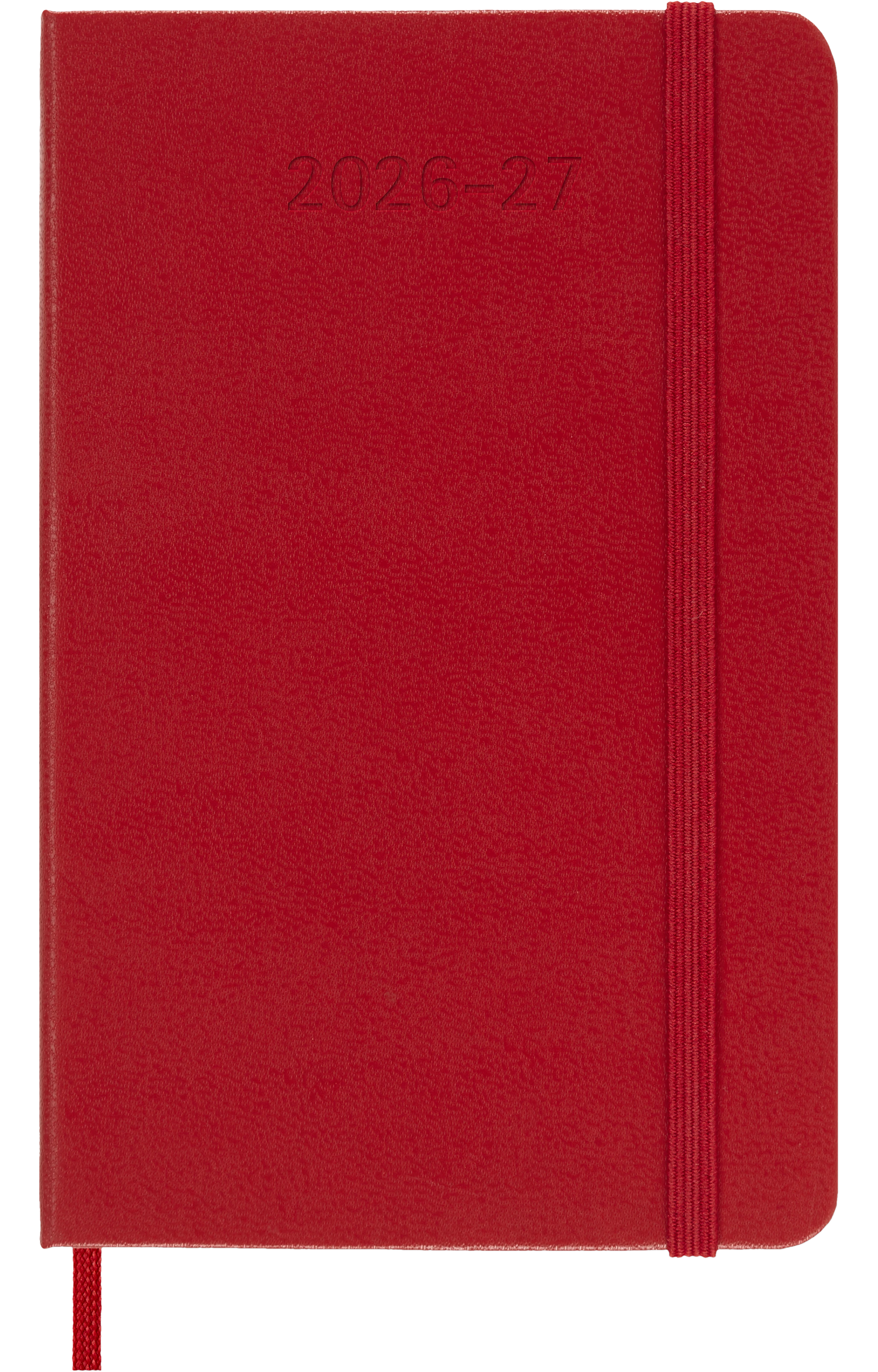 Produktbild för Classic Hard 18M 26/27 Week Note Pocket Röd Moleskine