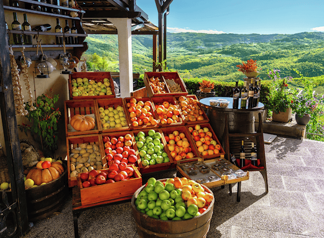 Produktbild 2 för Fruit Market Croatia Pussel 500 Bitar Ravensburger