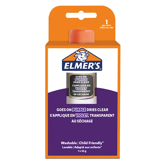 Elmers liimapuikko lila (katoava) 22g, 1 kpl