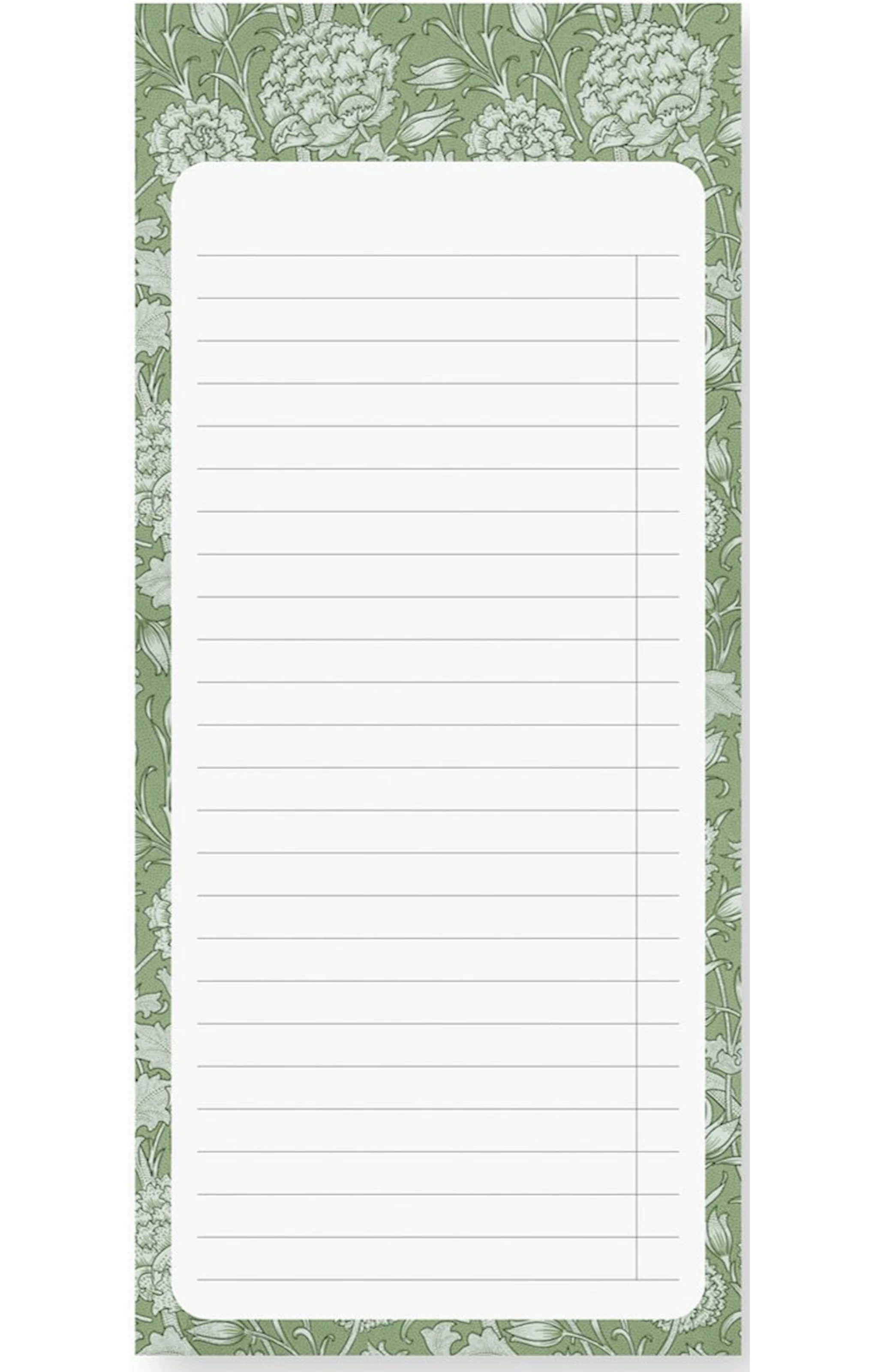 Produktbild för To-Do List med magnet Green Garden 19 cm Tommy & Annika