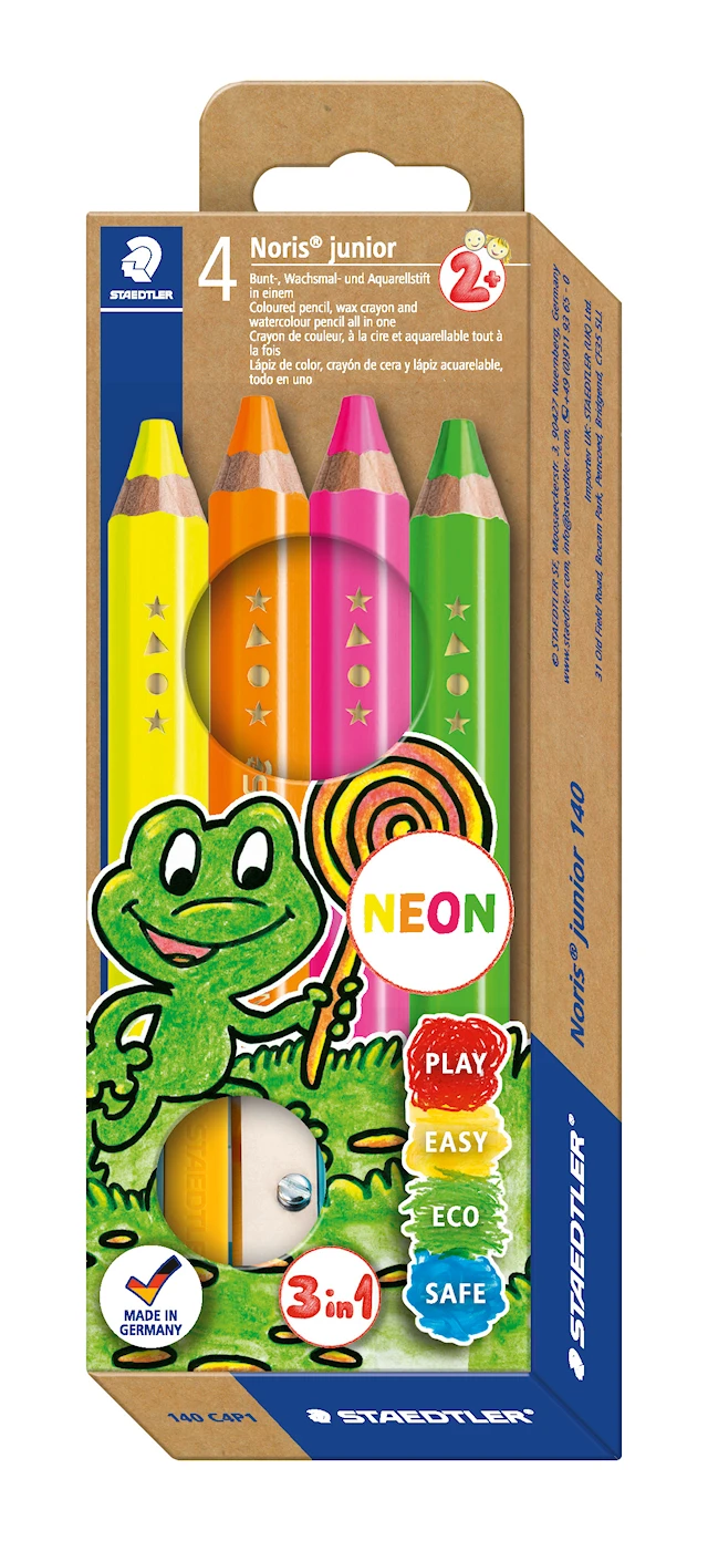 Värikynät Noris Junior 4-pack 100% PEFC Staedtler