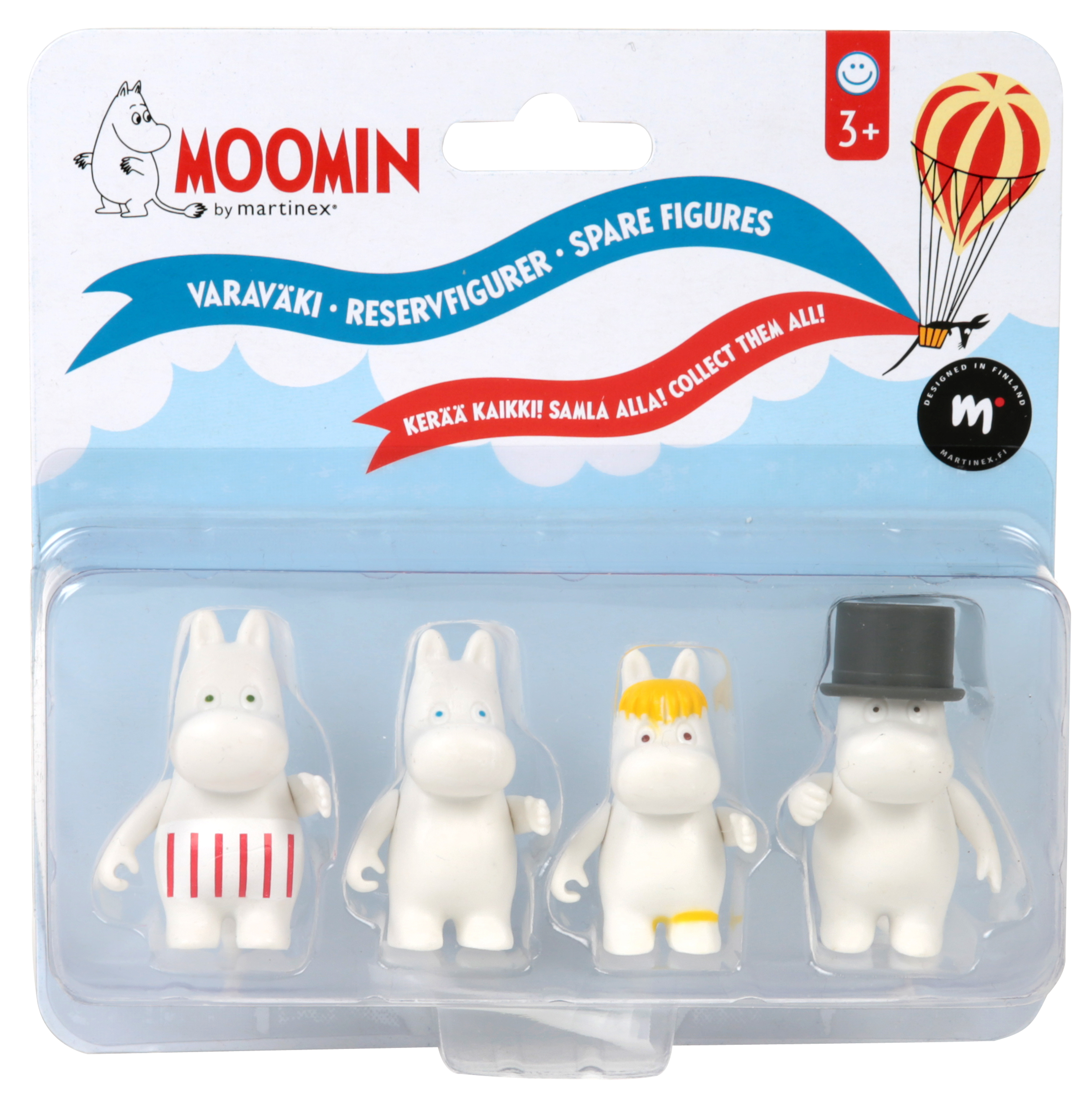 Mumins Familj Figurer 4-Pack