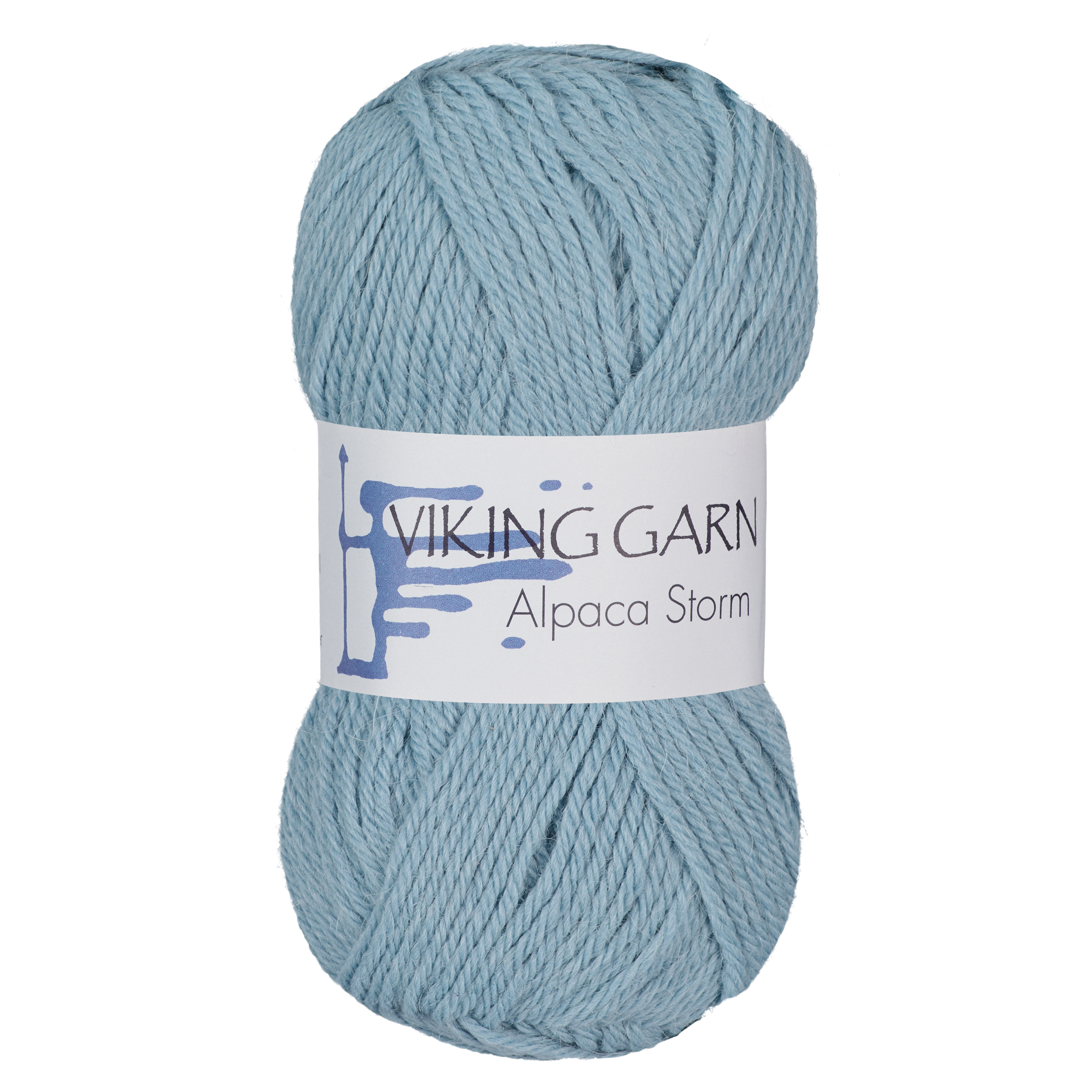 Alpaca Storm Garn Alpackamix 50 g Blå 522 Viking Garn