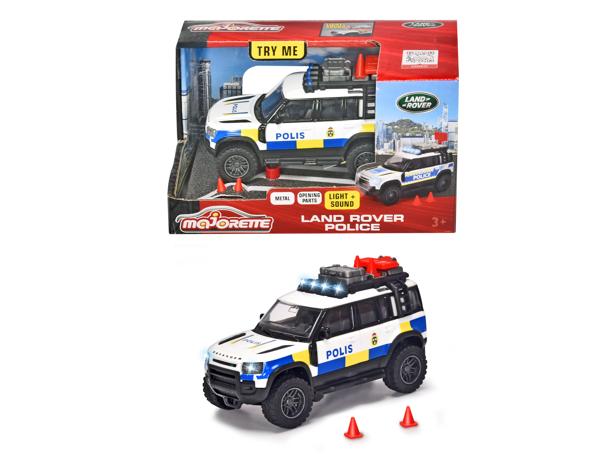 Land Rover Svensk Polisbil, Majorette Grand Series
