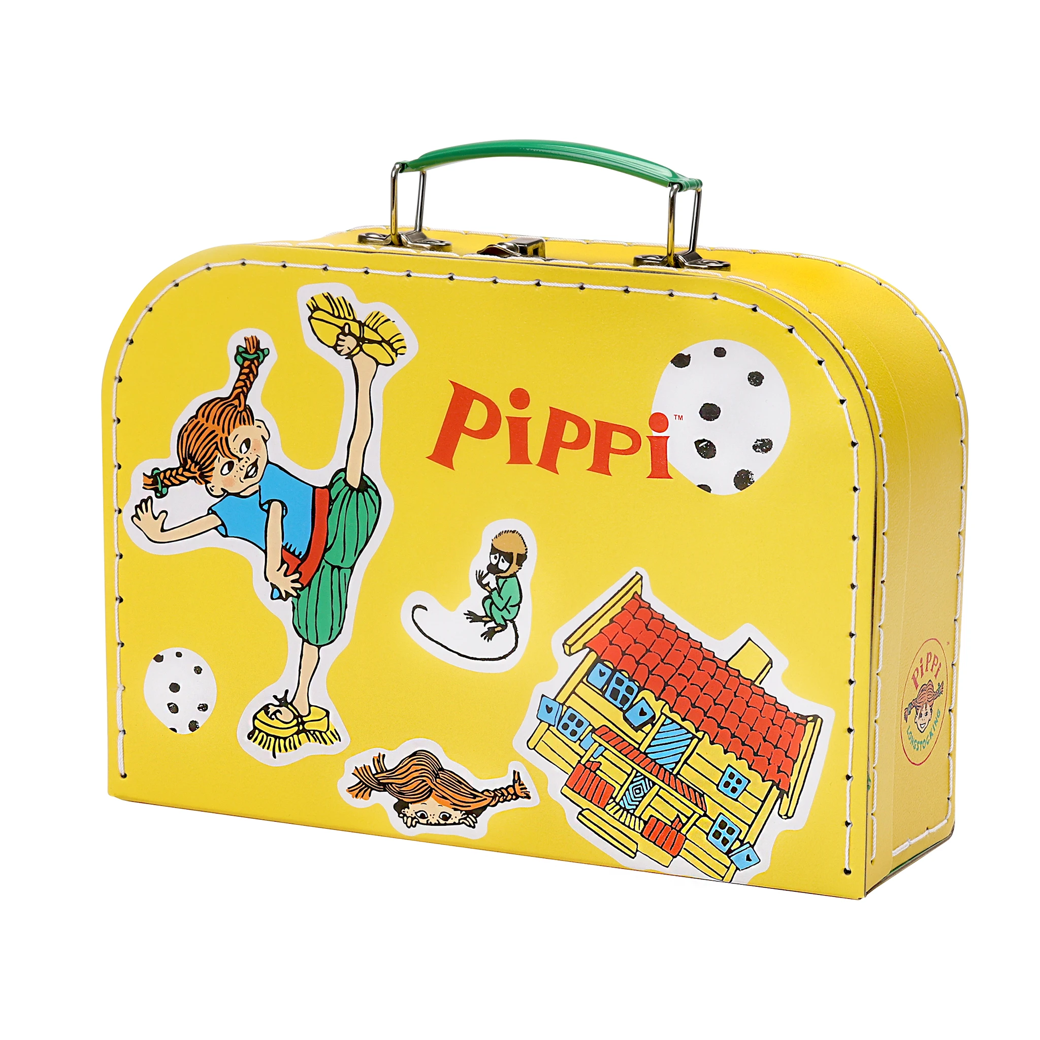 Produktbild för Pippi Resväska 25 cm Gul Micki