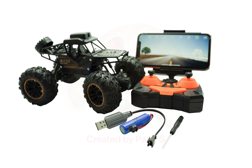 Wifi CAM Rock Crawler Radiostyrd Bil 1:18 Gear4Play