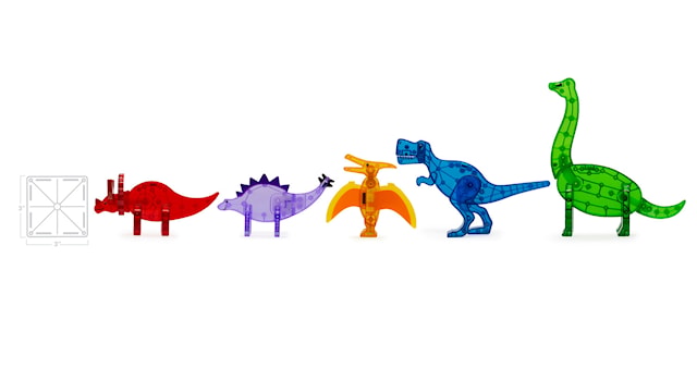 Produktbild 3 för Magna-Tiles Dinos 5 st
