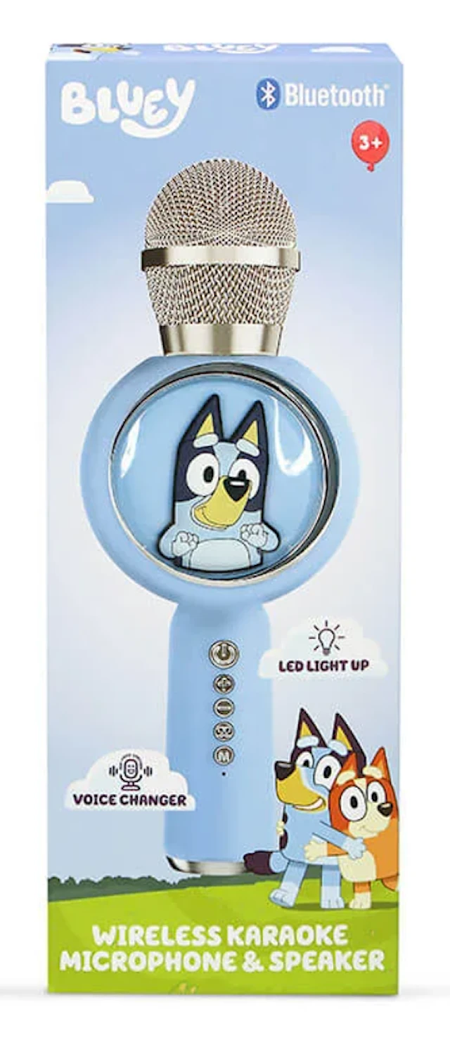 Bluey Karaoke Mic PopSing With LED
